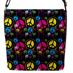 Peace Drips Icreate Flap Messenger Bag (s) by iCreate