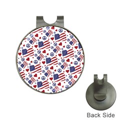 Peace Love America Icreate Hat Clips With Golf Markers by iCreate