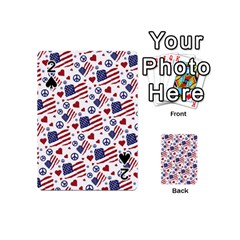 Peace Love America Icreate Playing Cards 54 (mini) 