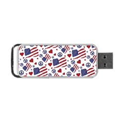 Peace Love America Icreate Portable Usb Flash (one Side) by iCreate