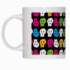 Pattern Painted Skulls Icreate White Mugs by iCreate