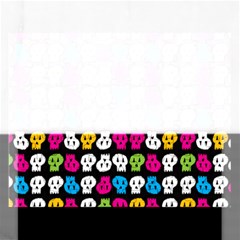 Pattern Painted Skulls Icreate Rectangular Jigsaw Puzzl by iCreate