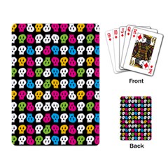 Pattern Painted Skulls Icreate Playing Card