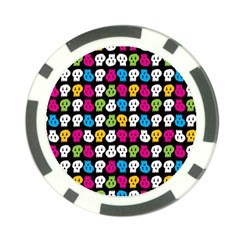 Pattern Painted Skulls Icreate Poker Chip Card Guard by iCreate