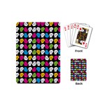 Pattern Painted Skulls Icreate Playing Cards (Mini)  Back