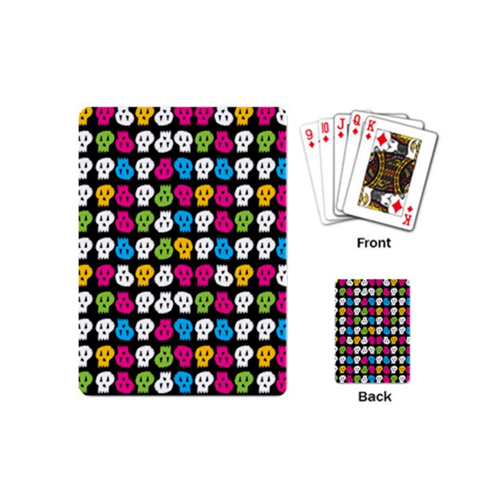 Pattern Painted Skulls Icreate Playing Cards (Mini) 