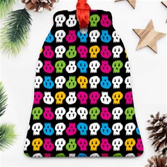 Pattern Painted Skulls Icreate Ornament (bell)