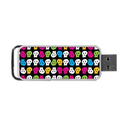 Pattern Painted Skulls Icreate Portable Usb Flash (two Sides) by iCreate