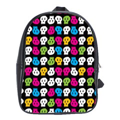 Pattern Painted Skulls Icreate School Bag (xl) by iCreate