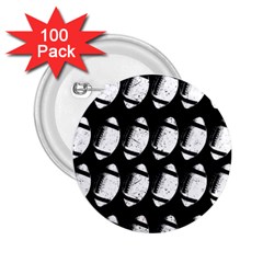 Footballs Icreate 2 25  Buttons (100 Pack)  by iCreate