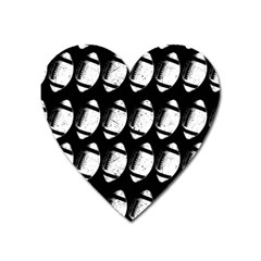 Footballs Icreate Heart Magnet by iCreate