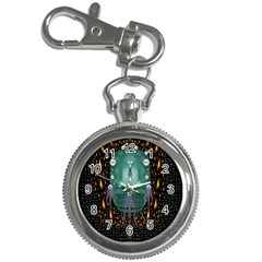 Temple Of Yoga In Light Peace And Human Namaste Style Key Chain Watches by pepitasart