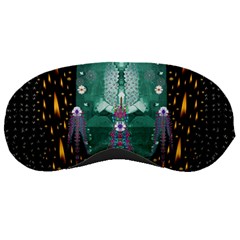 Temple Of Yoga In Light Peace And Human Namaste Style Sleeping Masks by pepitasart