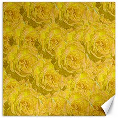 Summer Yellow Roses Dancing In The Season Canvas 20  X 20   by pepitasart