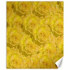 Summer Yellow Roses Dancing In The Season Canvas 20  X 24   by pepitasart