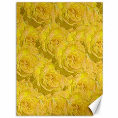 Summer Yellow Roses Dancing In The Season Canvas 36  X 48   by pepitasart