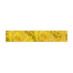 Summer Yellow Roses Dancing In The Season Flano Scarf (mini) by pepitasart