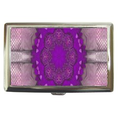 Fantasy-flowers In Harmony  In Lilac Cigarette Money Cases by pepitasart