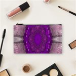 fantasy-flowers in harmony  in lilac Cosmetic Bag (Small)  Front