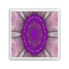 Fantasy-flowers In Harmony  In Lilac Memory Card Reader (square) 