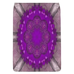 Fantasy-flowers In Harmony  In Lilac Flap Covers (l)  by pepitasart