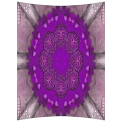 Fantasy-flowers In Harmony  In Lilac Back Support Cushion by pepitasart