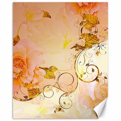 Wonderful Floral Design In Soft Colors Canvas 16  X 20   by FantasyWorld7