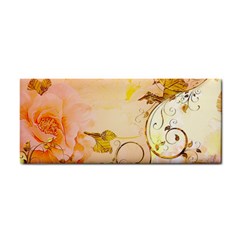 Wonderful Floral Design In Soft Colors Hand Towel by FantasyWorld7