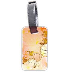 Wonderful Floral Design In Soft Colors Luggage Tags (two Sides) by FantasyWorld7