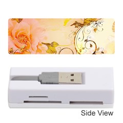 Wonderful Floral Design In Soft Colors Memory Card Reader (stick)  by FantasyWorld7