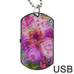 Acid Vintage Dog Tag Usb Flash (one Side) by QueenOfEngland