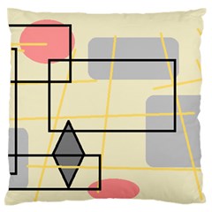 Artwork By Julie Grimshaw  Large Flano Cushion Case (two Sides) by JULIEGEESCOLLECTABLES