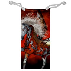 Awesome Steampunk Horse With Wings Jewelry Bag