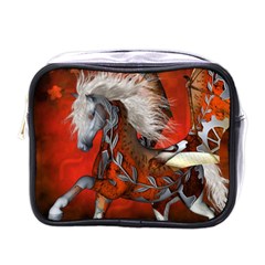 Awesome Steampunk Horse With Wings Mini Toiletries Bags