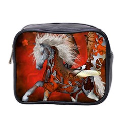 Awesome Steampunk Horse With Wings Mini Toiletries Bag 2-Side