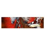 Awesome Steampunk Horse With Wings Satin Scarf (Oblong) Front