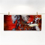 Awesome Steampunk Horse With Wings Hand Towel Front