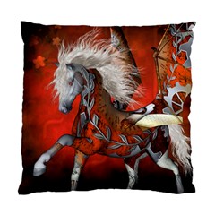 Awesome Steampunk Horse With Wings Standard Cushion Case (two Sides) by FantasyWorld7