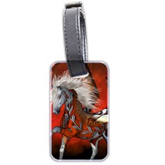 Awesome Steampunk Horse With Wings Luggage Tags (two Sides) by FantasyWorld7