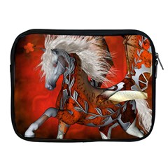 Awesome Steampunk Horse With Wings Apple Ipad 2/3/4 Zipper Cases by FantasyWorld7