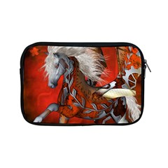 Awesome Steampunk Horse With Wings Apple Ipad Mini Zipper Cases by FantasyWorld7