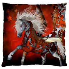 Awesome Steampunk Horse With Wings Standard Flano Cushion Case (One Side)