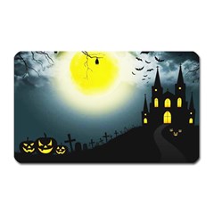 Halloween Landscape Magnet (rectangular) by Valentinaart