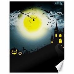 Halloween Landscape Canvas 18  X 24   by Valentinaart