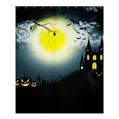 Halloween Landscape Shower Curtain 60  X 72  (medium)  by Valentinaart