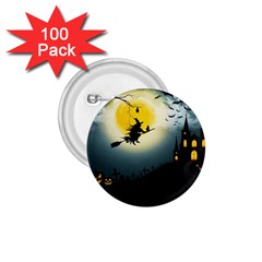 Halloween landscape 1.75  Buttons (100 pack) 