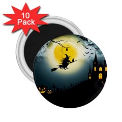 Halloween landscape 2.25  Magnets (10 pack) 