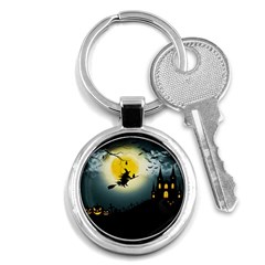 Halloween landscape Key Chains (Round) 