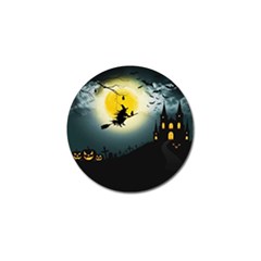 Halloween Landscape Golf Ball Marker by Valentinaart