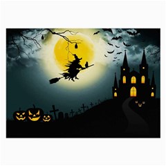 Halloween landscape Large Glasses Cloth